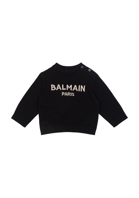 Pull con ricamo BALMAIN KIDS | BX9500 Z2312930AV